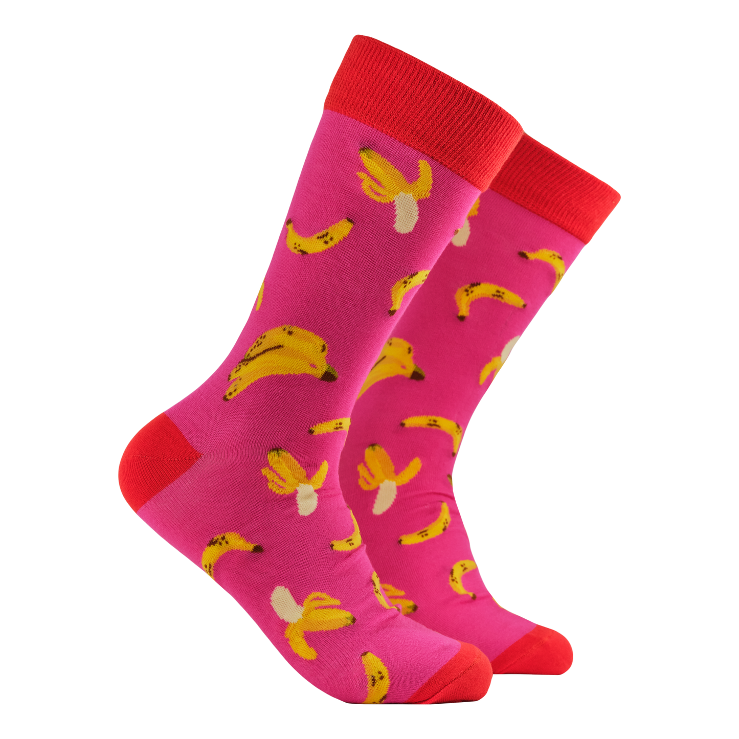 Socktopus Ladies - This Sock Is Bananas Bamboo Socks - Pink