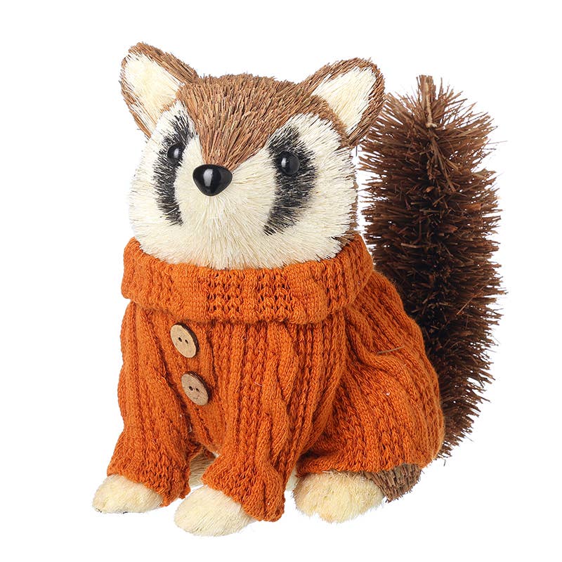 Straw Fox In Brown Jumper