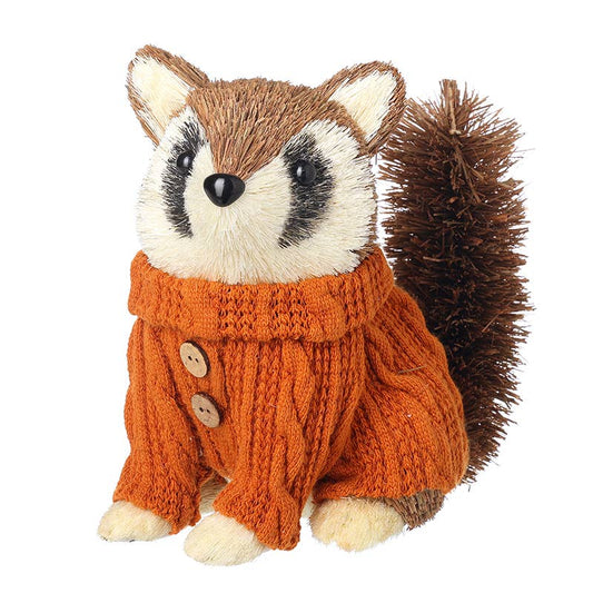 Straw Fox In Brown Jumper