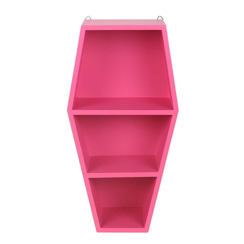 40cm Hot Pink Coffin Shelf