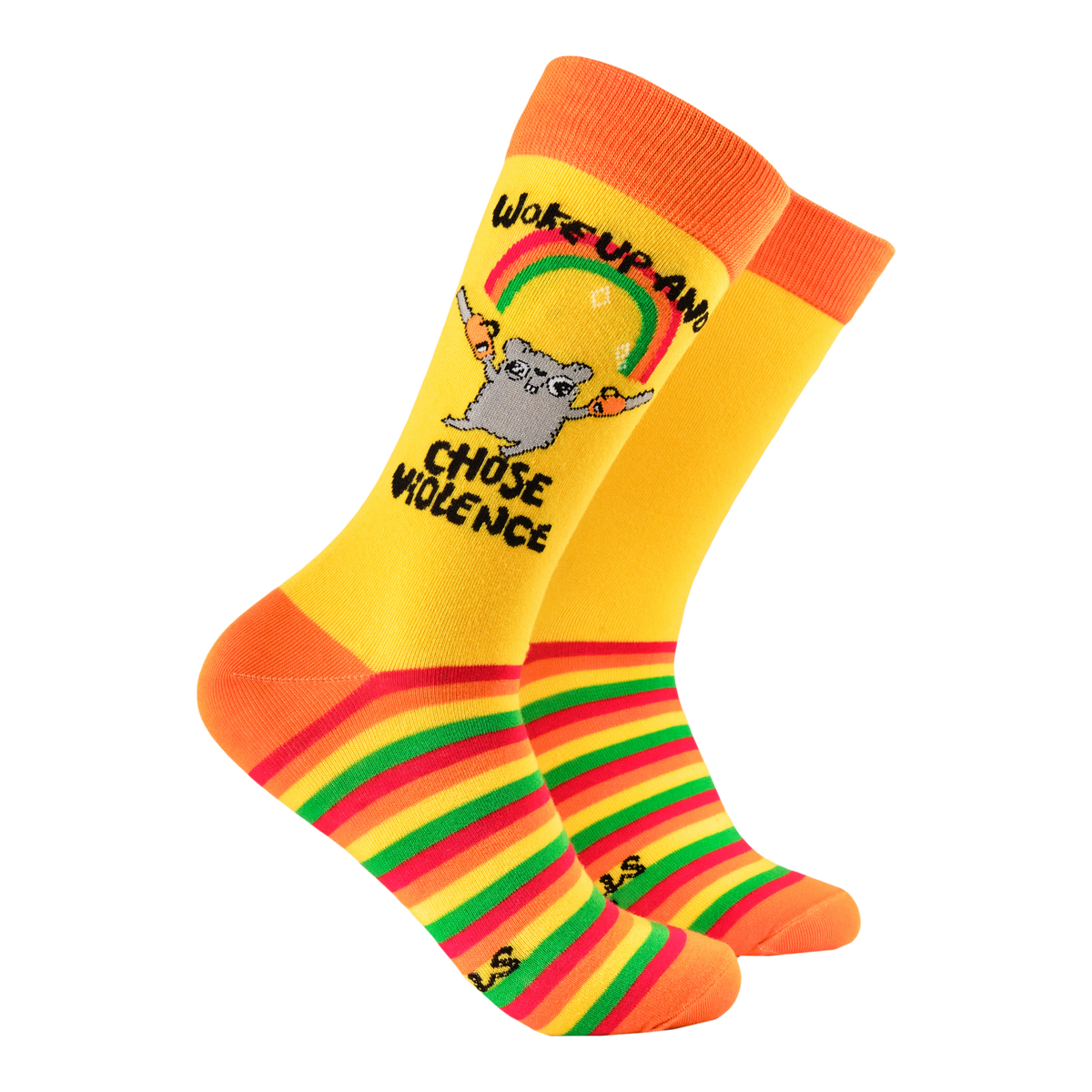 Socktopus Ladies - Katie Abey Socks - Chose Violence