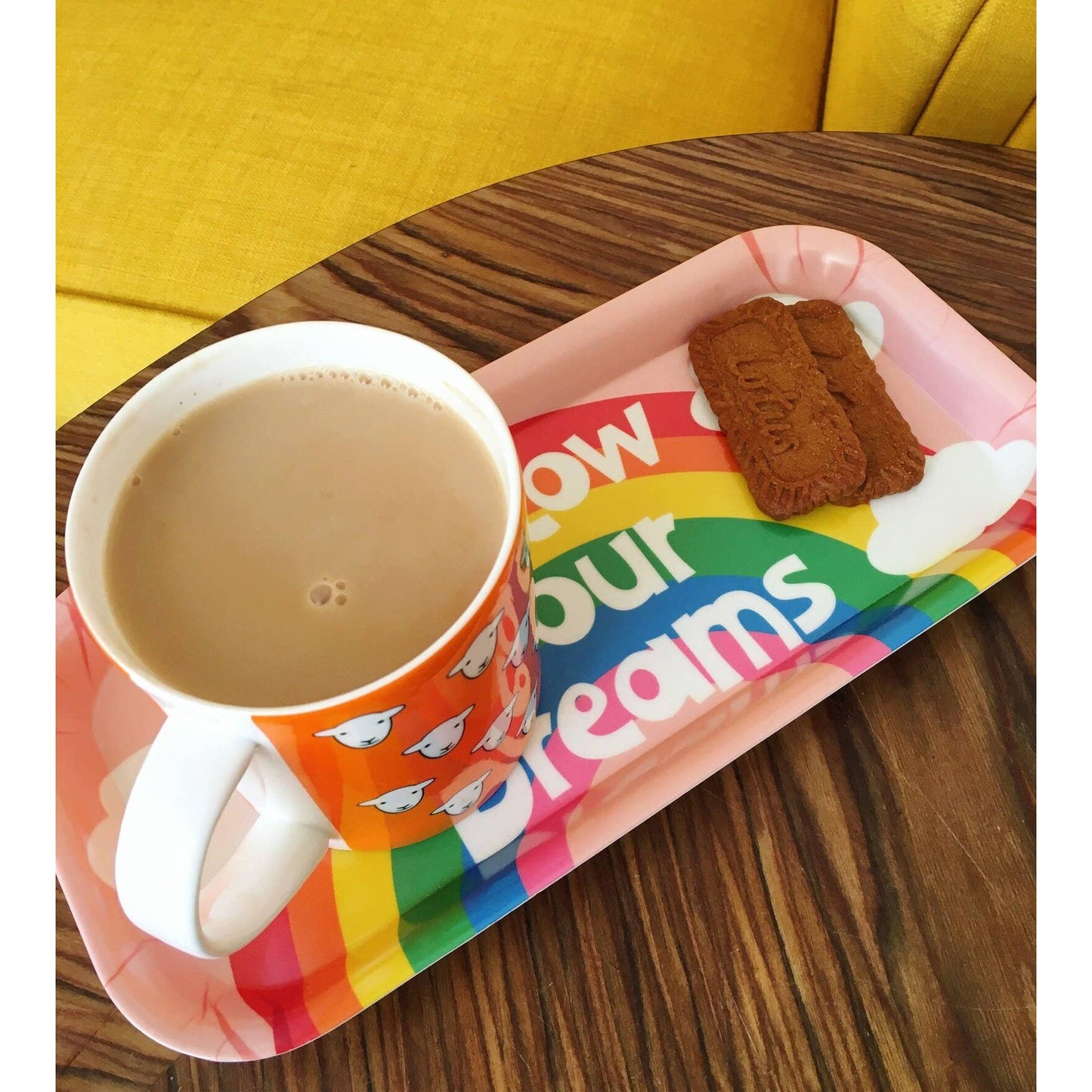 'Follow Your Dreams' Melamine Tray