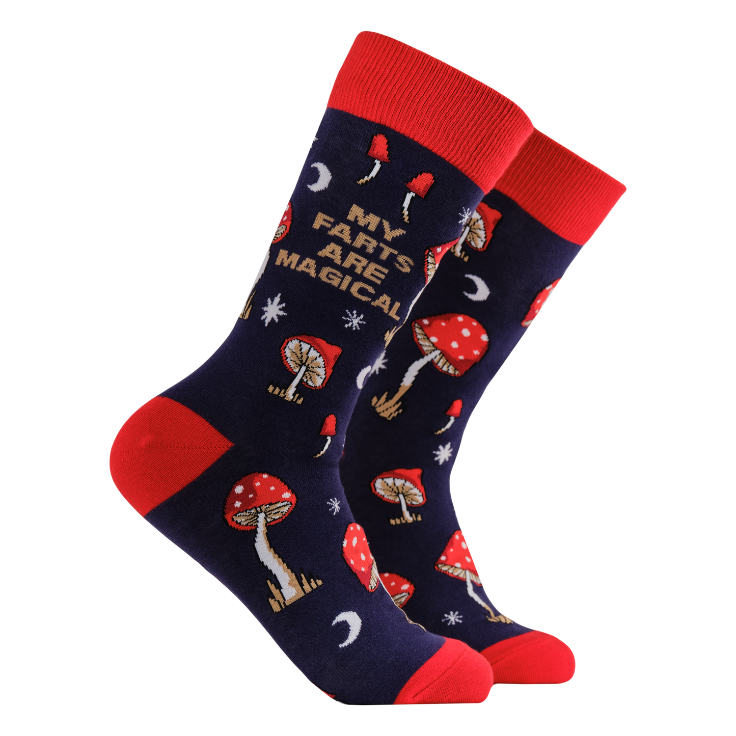 Socktopus Mens - Farts Are Magical Socks - Navy