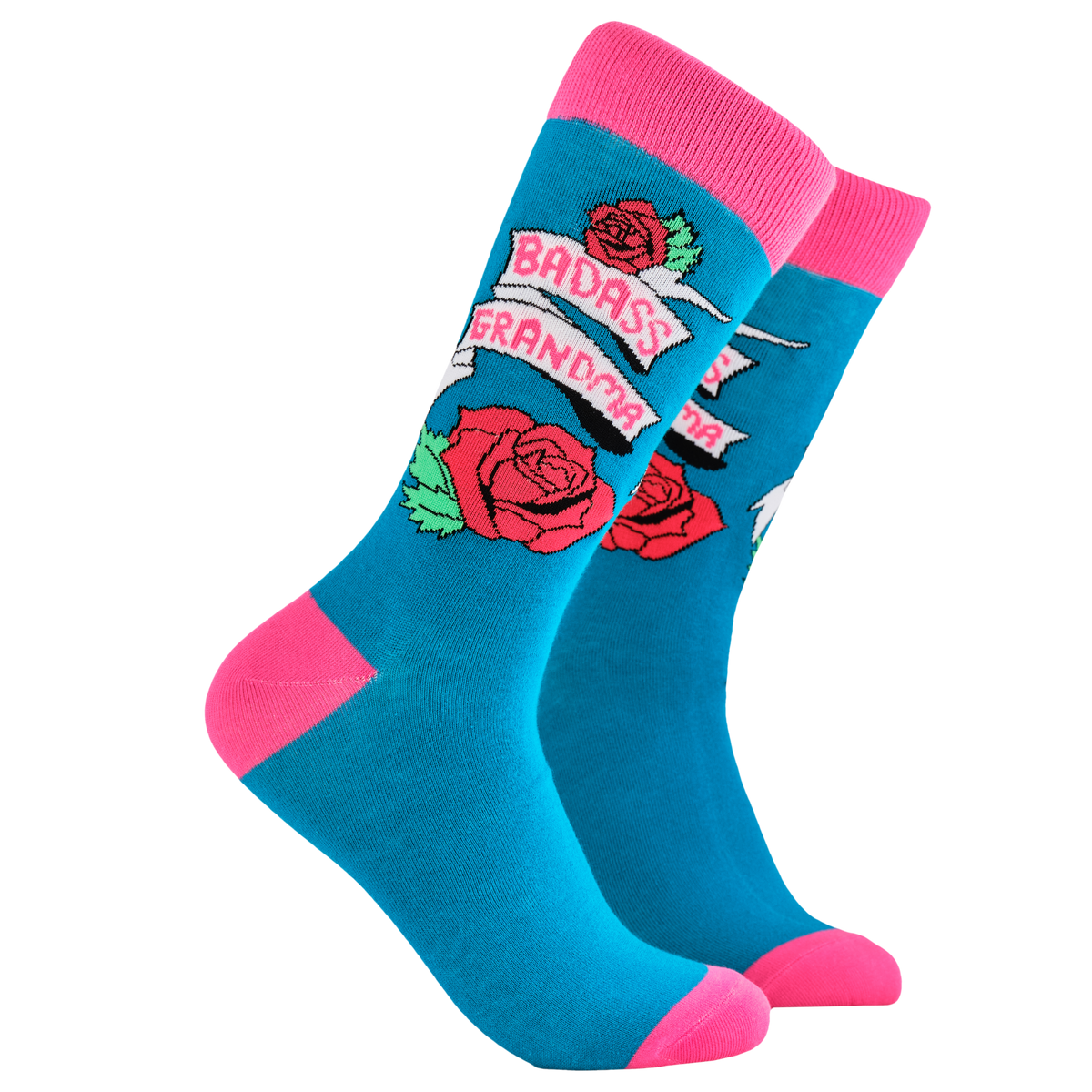 Socktopus Ladies - Badass Grandma Socks - Blue