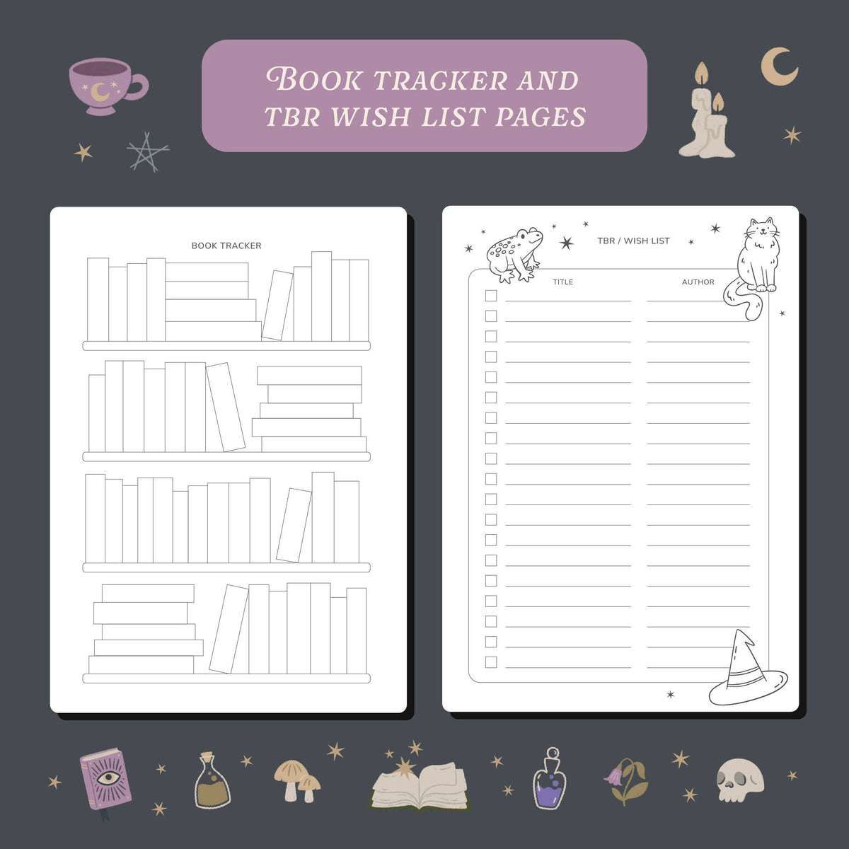 Whimsy Witch Reading Journal