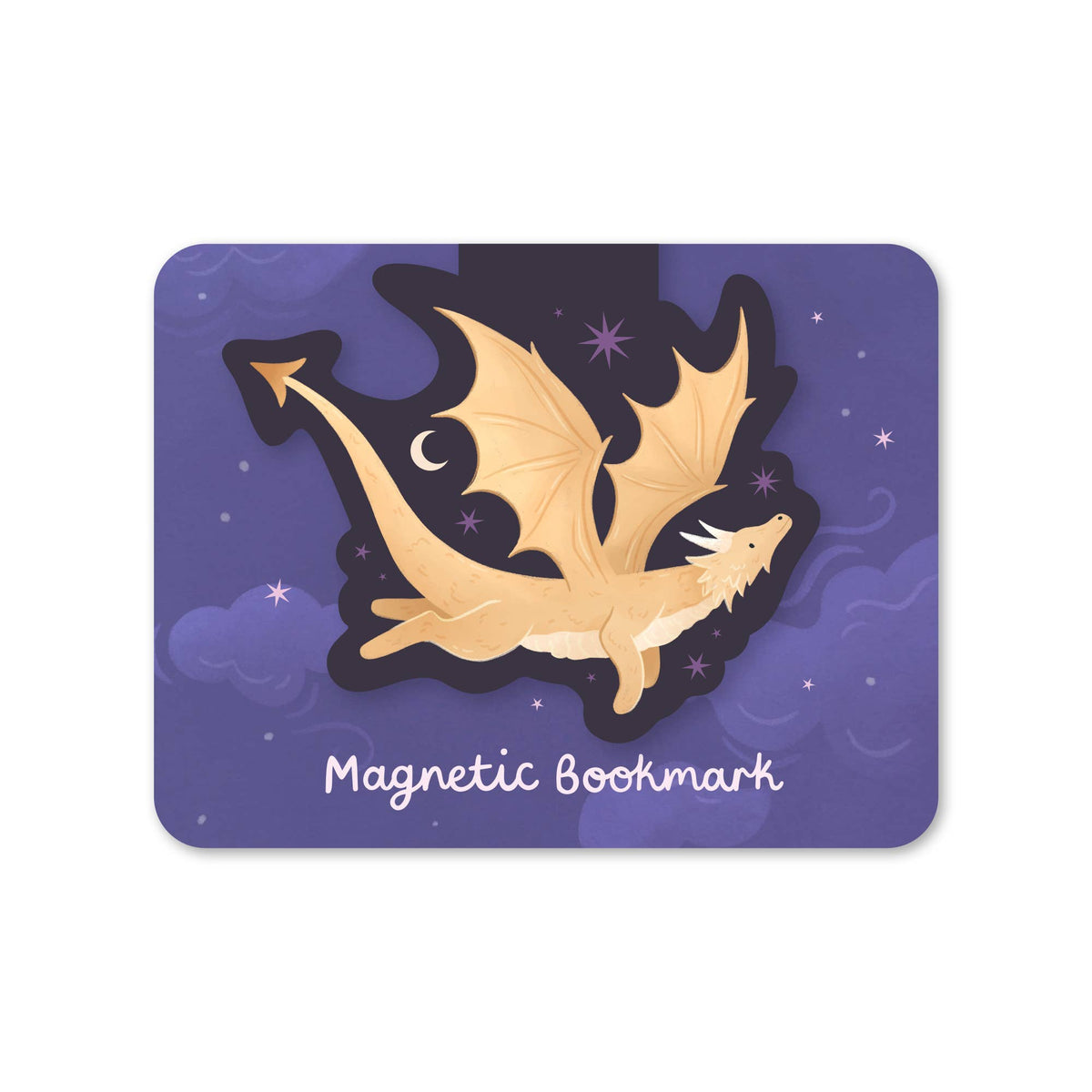Gold Dragon Magnetic Bookmark