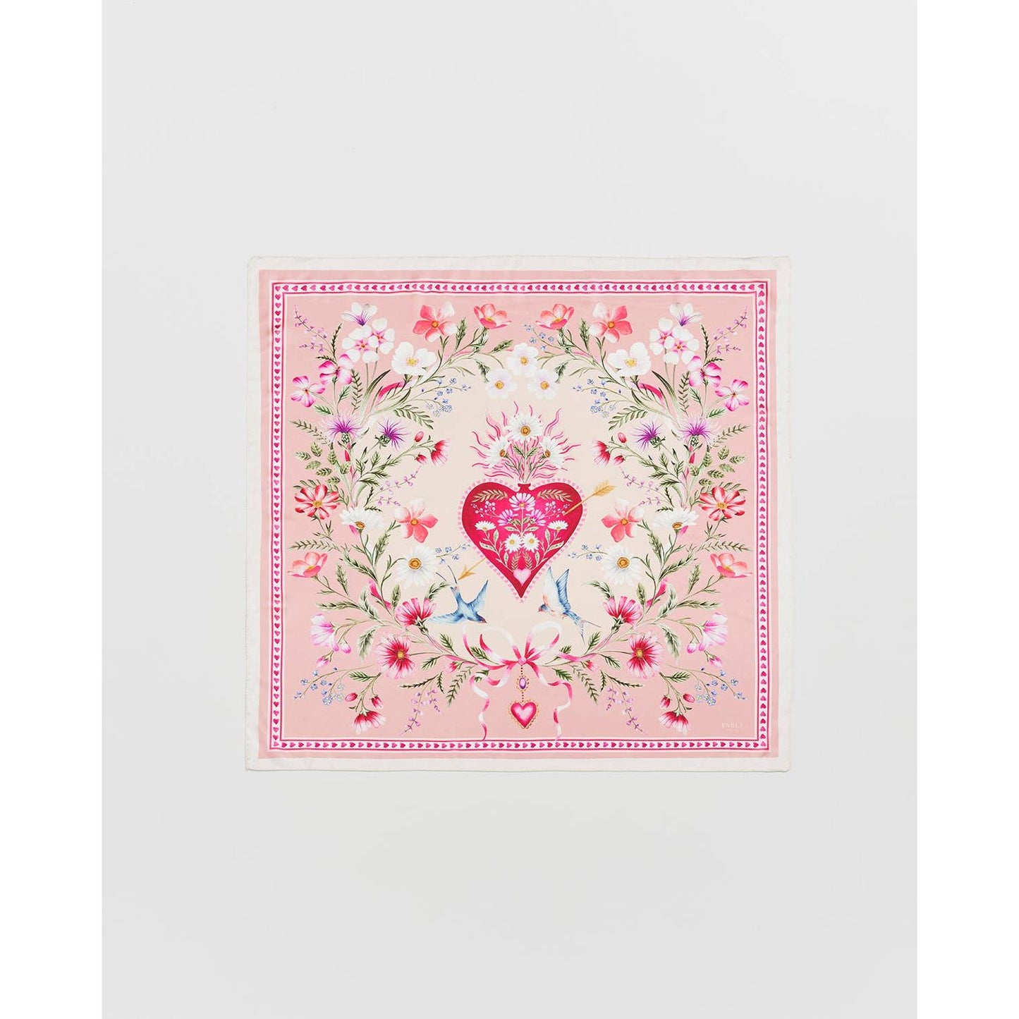 Penelope Pink Square Scarf