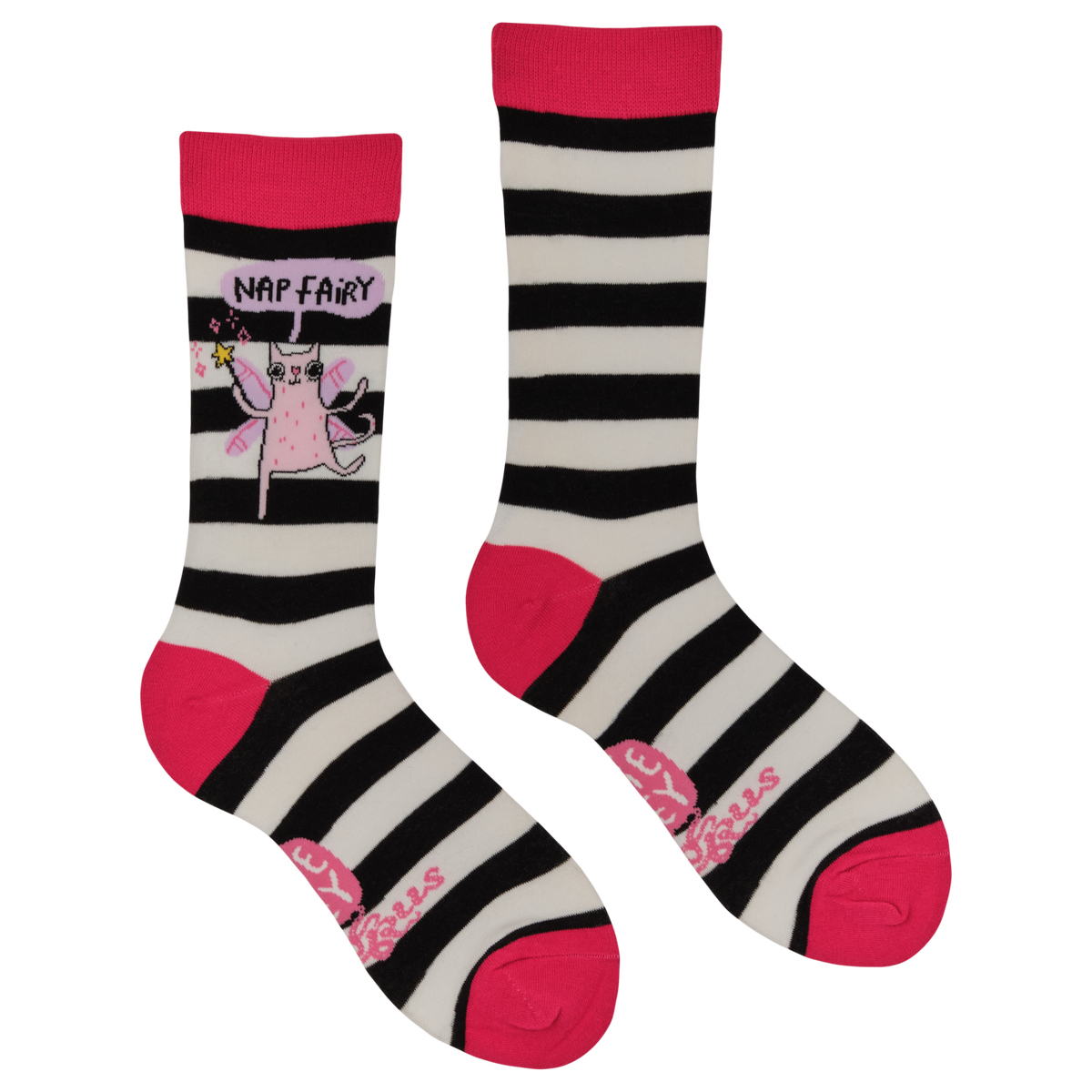Socktopus Ladies - Katie Abey - Nap Fairy Socks - Stripe