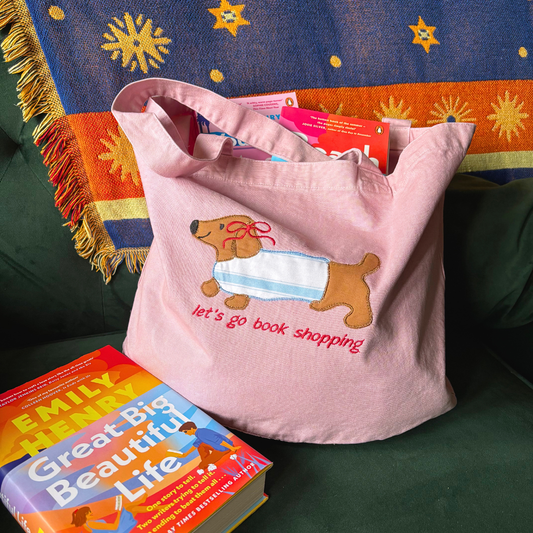 Bookish Dog Tote