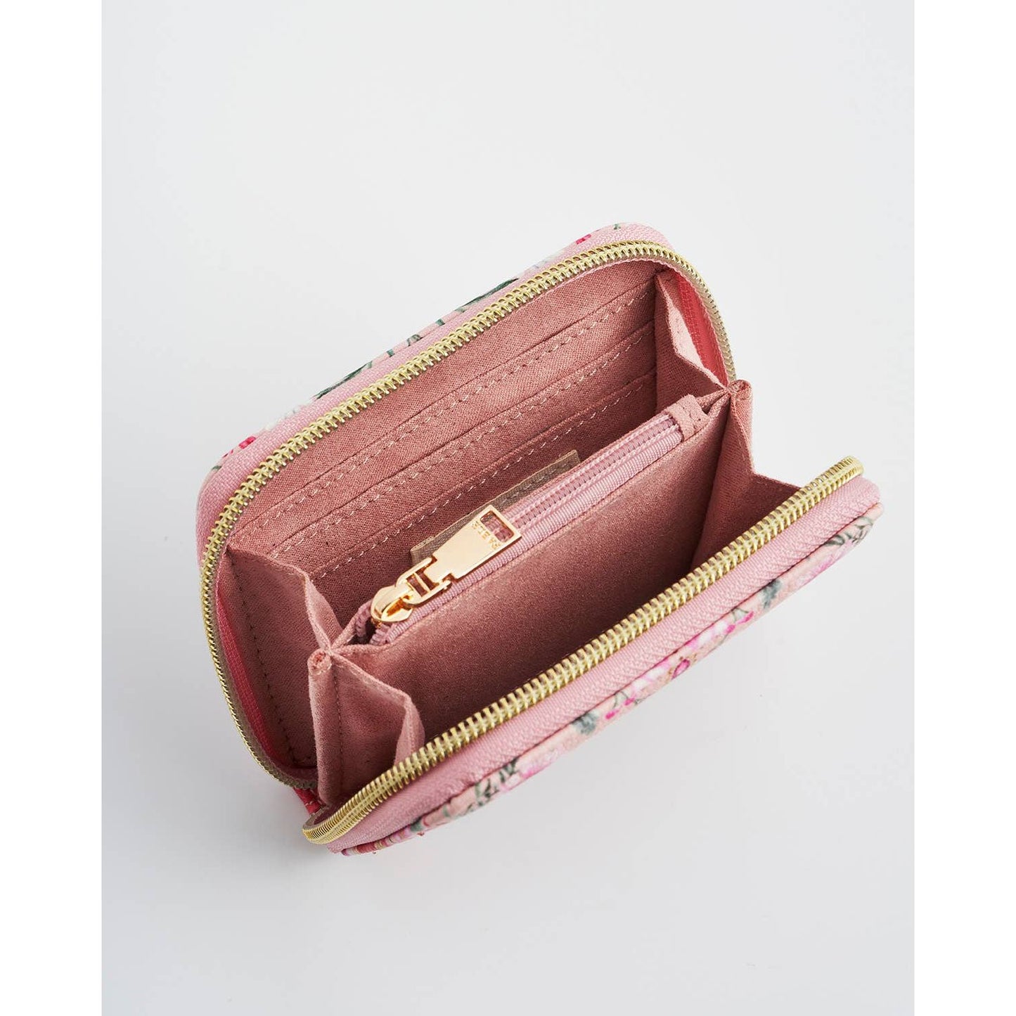 Floral Heart Pink Purse
