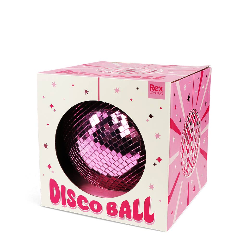 Pink Hanging Disco Ball