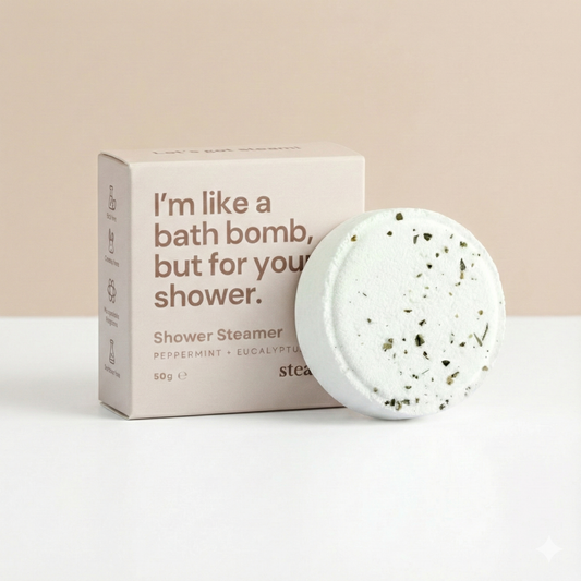 Shower Steamer - Beige - I'm Like A Bath Bomb