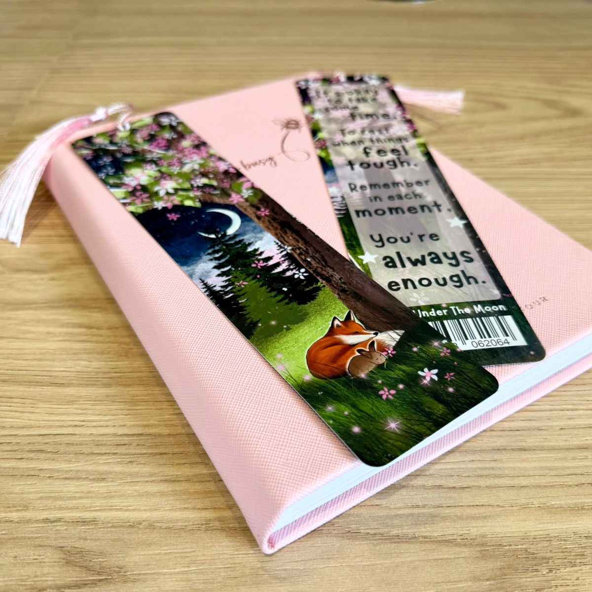 Fox Under The Moon Bookmark - Take Some Time