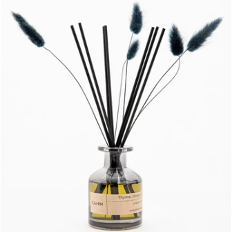 Thyme, Olive and Bergamot Dark Glass Diffuser