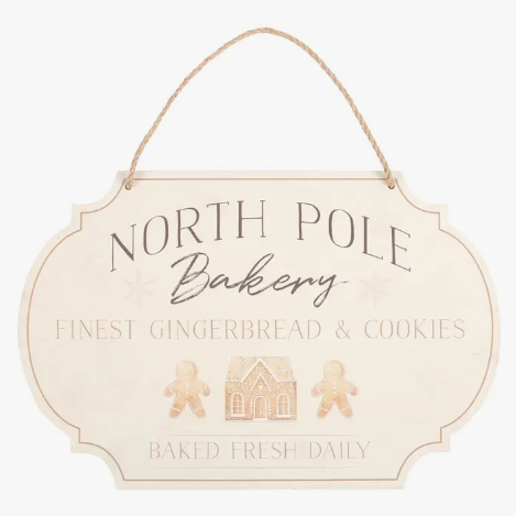 North Pole Bakery Sign