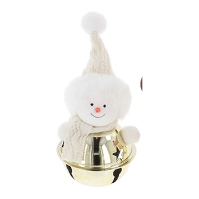 Christmas Tree Hanging Bells - Gold