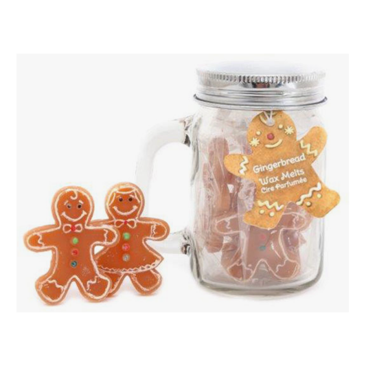 Gingerbread Wax Melts in a Glass Jar