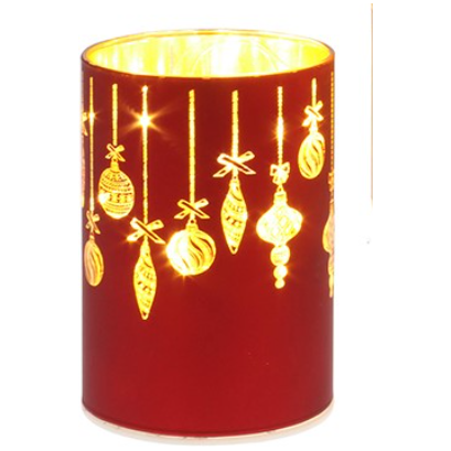 Christmas Baubles Small Glow Lamp