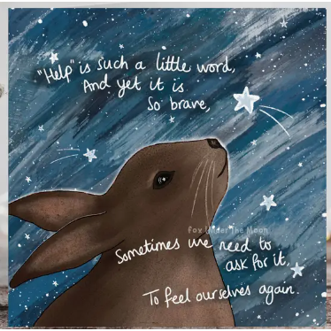 Fox Under The Moon Foil Card - CF10 Brave