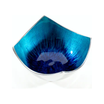 Tilnar Art Aluminium Collection - Square Dish Brushed Aqua