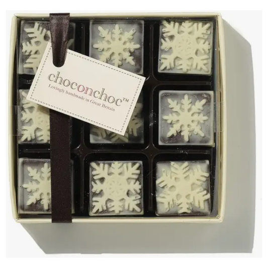 Choc On Choc Snowflakes