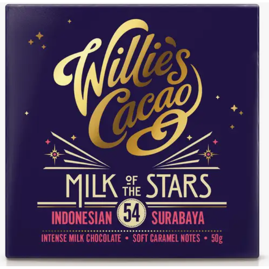 Willie's Cacao Milk Of The Stars Chocolate Bar 50g