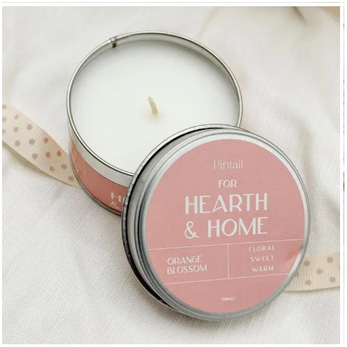 "For A Hearth and Home" Orange Blossom Occasion Candle