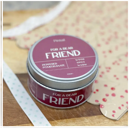 "For A Dear Friend" Peppered Pomegranate Occasion Candle