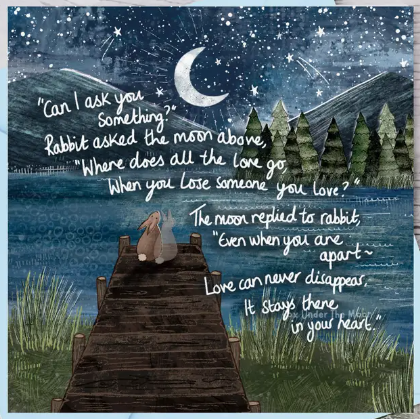 Fox Under The Moon Foil Card - CF11 Apart