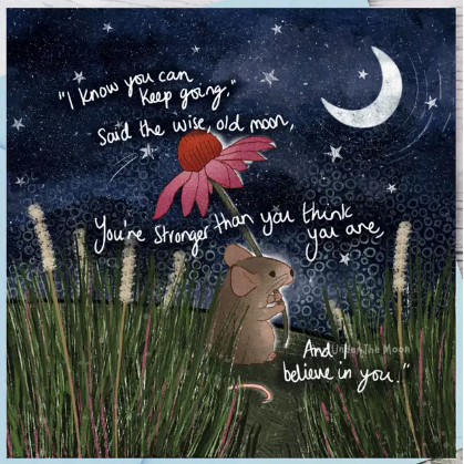 Fox Under The Moon Foil Card - CF09 Stronger