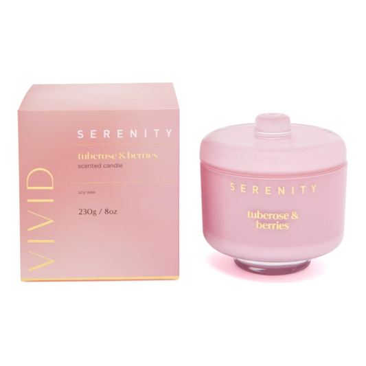 Vivid Tuberose And Berries Candle