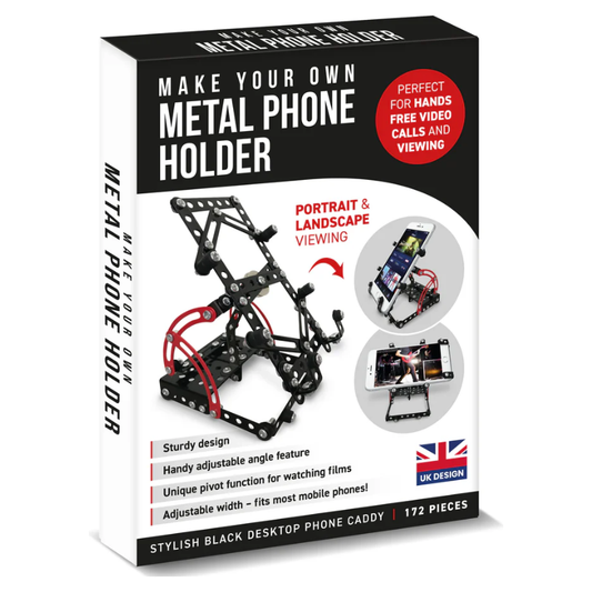 Make Your Own Black Metal Phone Holder Construction Kit