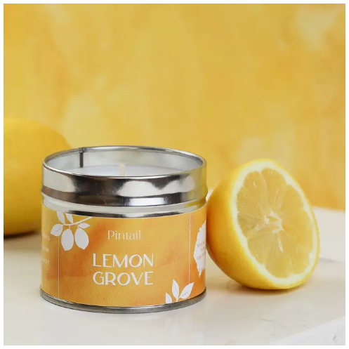 Lemon Grove Classic Tin Candle