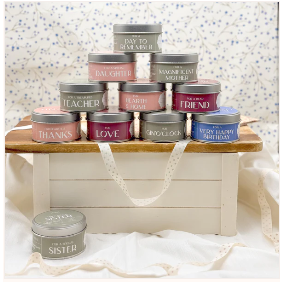 "For A Treasured Teacher" Crisp Apple Candle