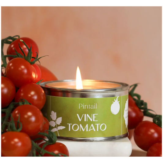 Vine Tomato Paint Pot Candle