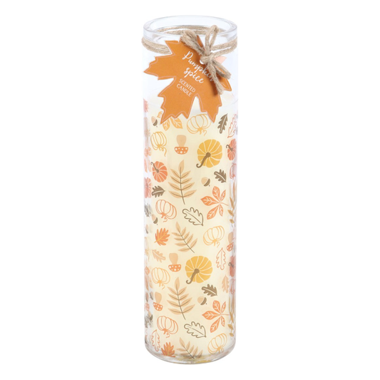 Autumn Leaves Pumpkin Spice Tube Candle