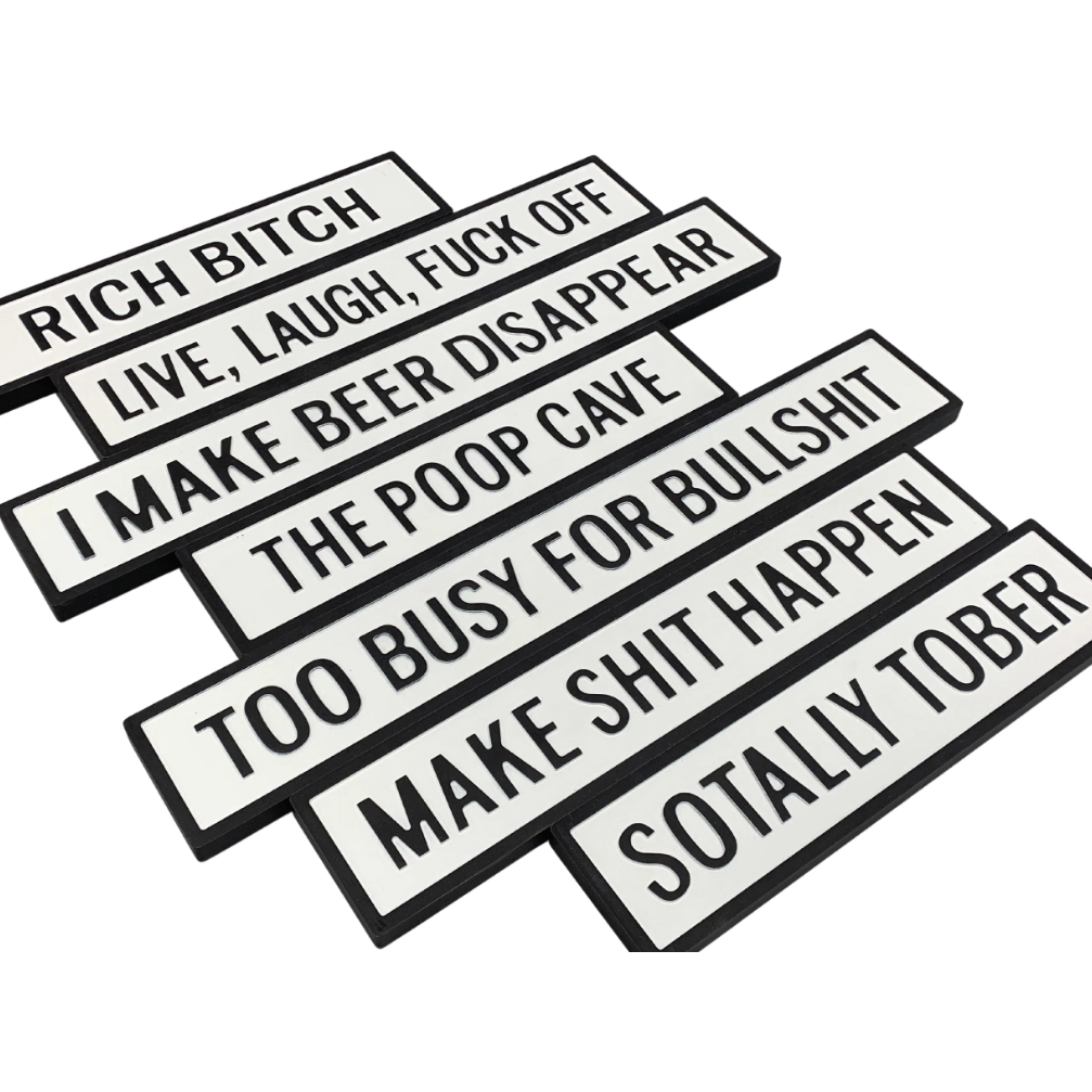 I Make Beer Disappear - White/Black Sign
