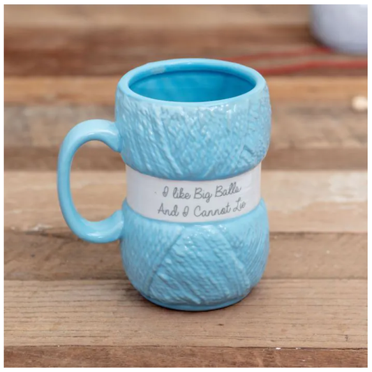 I Like Big Balls Knitting Mug