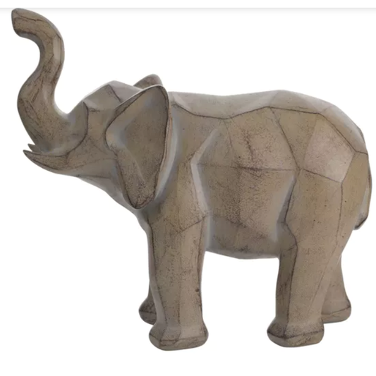 Geometric Playful Elephant