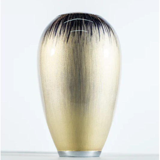 Tilnar Art Aluminium Collection - 18cm Vase Brushed Silver