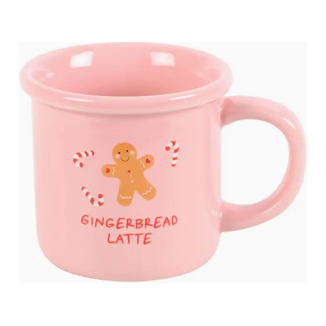 Pink Gingerbread Latte Mug