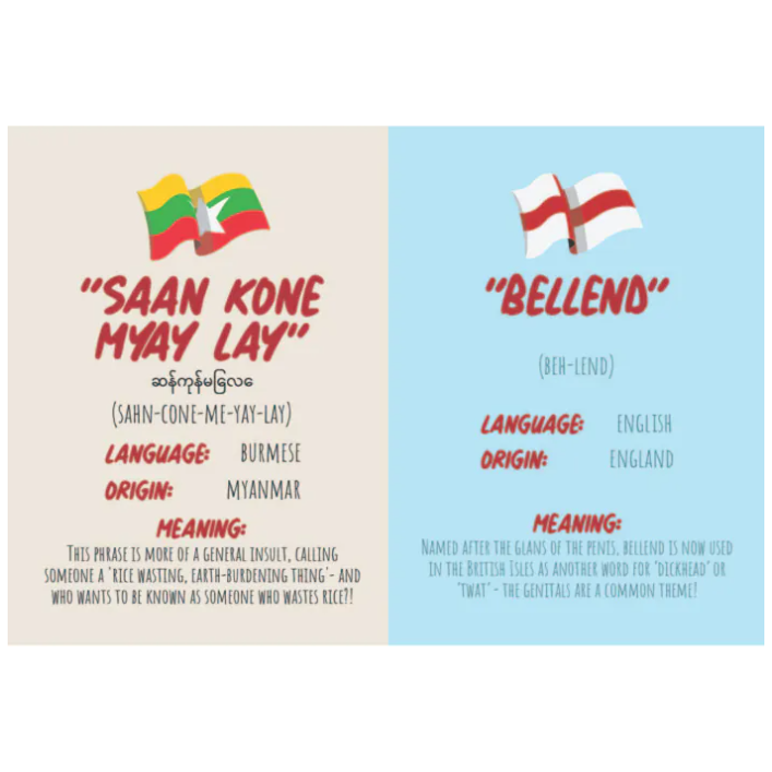 How To Swear in 96 Languages Book
