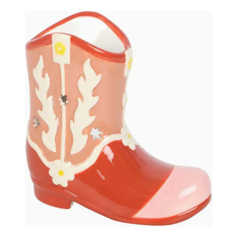 Ceramic Retro Cowboy Boot Oil and Waxmelt Burner