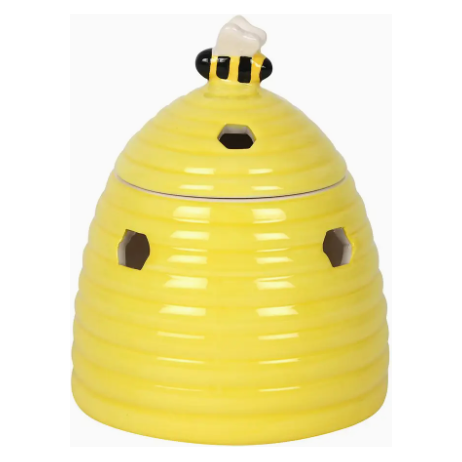 Ceramic Yellow Beehive Oil and Waxmelt Burner