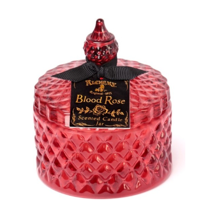Blood Rose Small Boudoir Glass Candle