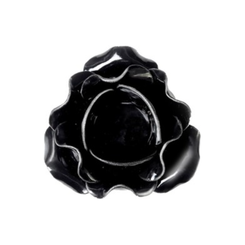 Black Rose Candle Holder