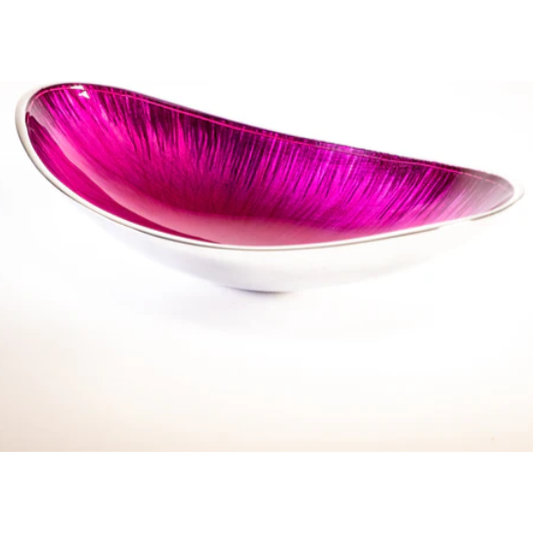 Tilnar Art Aluminium Collection - Boat Bowl Brushed Pink