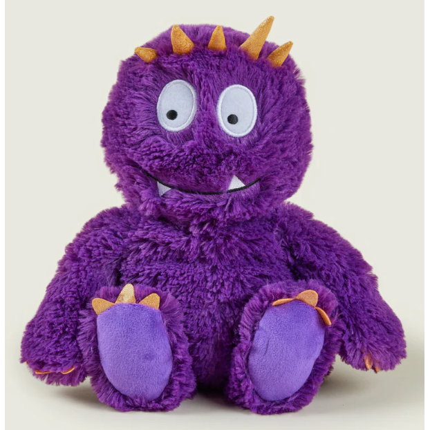 Warmies Plush Bright Purple Monster
