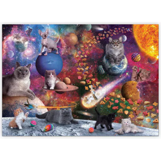 Galaxy Cats 1000 Piece Puzzle