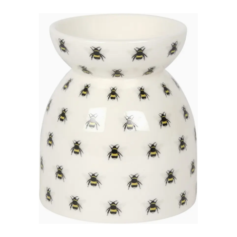 All Over Bee Print Oil and Waxmelt Burner